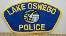 LAKE OSWEGO   OREGON   POLICE FABRIC PATCH
