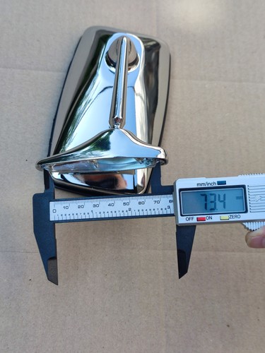 Chrome vintage style rear view mirror pair 2 pc Lada 2101 2103 2106 2121 Niva - Picture 8 of 8