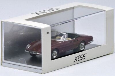 Ferrari 365 California Spider 1966 – Kess 1/43 – Bordeaux Métallisé – Neuf
