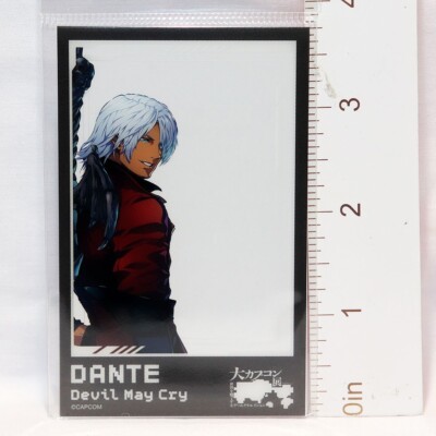 CAPCOM CREATION Exhibition Clear Photo Card Dante Devil May Cry