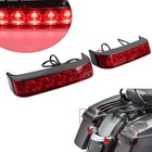 New ListingBlack Saddlebag Run Brake Tail Light Fit For Harley Touring Street Glide Flhx