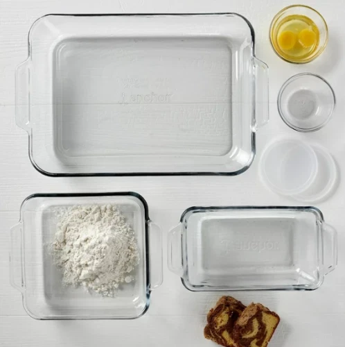 Bento Box Clear Food Storage Container, Set of 3