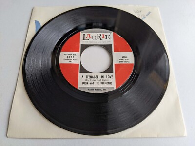 Dion & The Belmonts - A Teenager In Love / I've Cried Before - Laurie -7'' 45 RPM