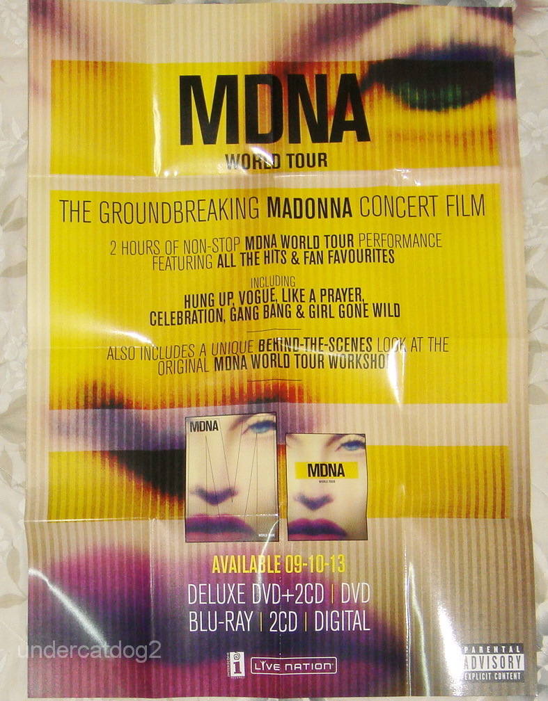 Madonna MDNA World Tour Deluxe Edition Taiwan Ltd DVD+2-CD+