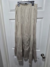 Cato Skirt Women Medium Tiered BoHo Whimsy Hippie Maxi
