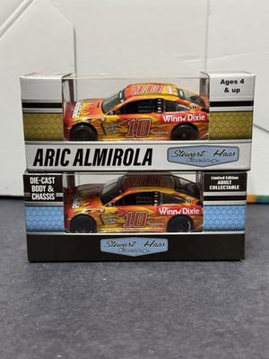 #ad Lot Of 2 2021 Aric Almirola #10 Smithfield Winn Dixie Throwback 1 64 Diecast New $17.99