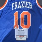 Walt Frazier New York Knicks #10 Signed Basketball Jersey TRISTAR Authentic