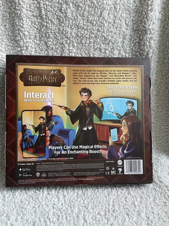 Harry Potter Pictionary Air BRAND NEW And WORKING Christmas Gift Game - Image 2 of 4