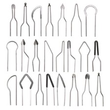 23 PCS Pyrographic Tip Kit Wire Pen Nibs Wood Burning Tips Carving Heating
