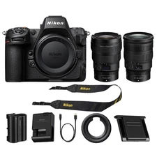 Nikon Z8 Mirrorless Camera with Z 14-24mm 2.8S and Z 24-70mm 2.8S Lenses