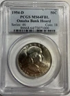 1954-D Franklin Half Dollar PCGS MS64 FBL - Omaha Bank Hoard