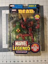Marvel Legends Deadpool Toybiz Series 6 VI With Doop and Comic 2004 rare MOC