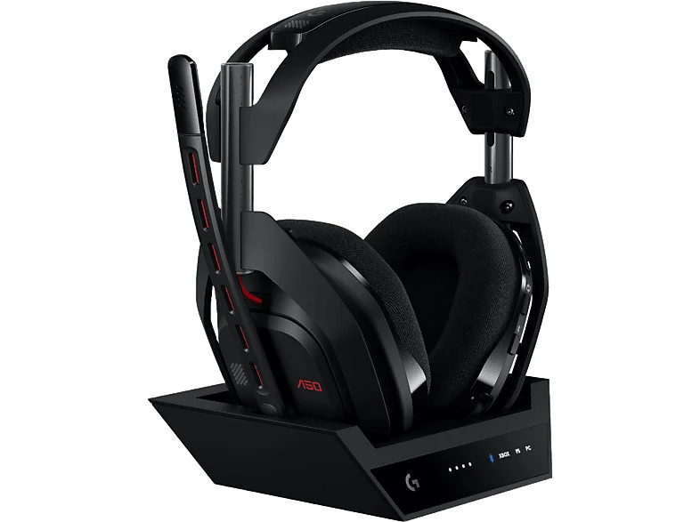 MediaMarkt Logitech G Auriculares Gaming, Astro A50 Gen 5 + Estación Base Playsync Audio, Inalámbrico, Micrófono 48Khz, Pc-Ps-Nintendo-Xbox, Lightspeed, Negro - Imagen 2