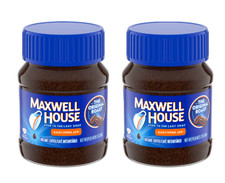 Lot 2x2oz NIB Maxwell House Original Roast Instant Coffee Brew Father Gift B0821