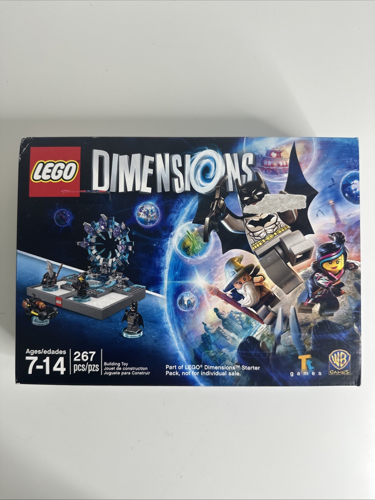 Lego Dimensions Batman Movie Set 267 Pieces Sealed Damaged Box 6107300