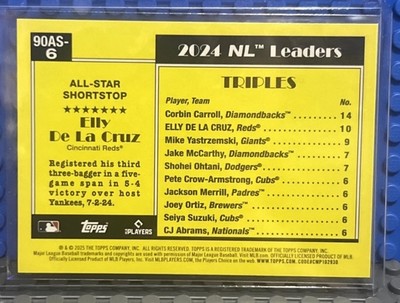 2025 Topps Series 2 1990 All-Star 35th Anniversary #90AS-6 Elly De