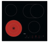 AEG HRX64360CB Electric Ceramic Hob In Black With AutoMax + 2 Year Warranty -NEW