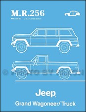 Jeep Grand Wagoneer J10 J20 Truck Body Manual 1984 1985 1986 1987 1988 Pioneer