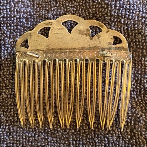 Martels Vintage Sterling Silver Hair Comb for Women