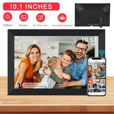Photo Frame WiFi Digital Frameo App Grouptronics 10.1 Inch Touch Screen 32GB UK