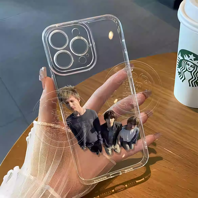 CORTIS MARTIN JAMES JUHOON FUNNY CLEAR TRANSPARENT PHONE CASE KPOP