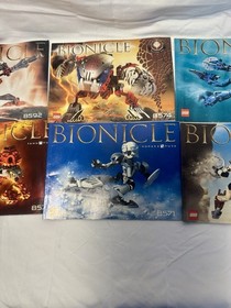 Lot of 7 LEGO Bionicle Instruction MANUALS 8592,8574,8570,8567,8568,8571,8572