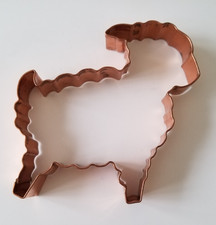 Large Copper Sheep Outline Cookie Cutter 4.5" x 4.5"