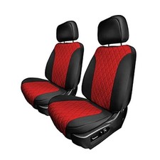 FH Group Custom Fit Car Seat Covers Front Set Red GMC Sierra SLE/Base