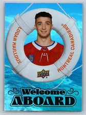 2024-25 Upper Deck Welcome Aboard Black Parallel Logan Mailloux RC Montreal