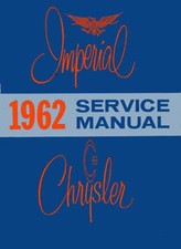 1962 Chrysler Imperial - All Models Factory Shop Service Manual