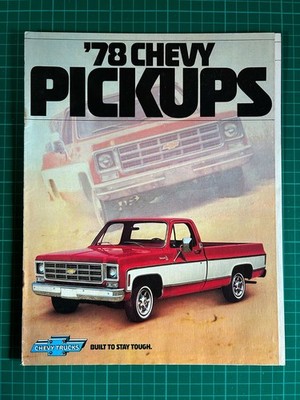 Chevrolet Pickup Trucks Prospekt 1978 