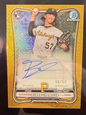 Bubba Chandler #83 2026 Bowman Gold Pattern Rookie #/50