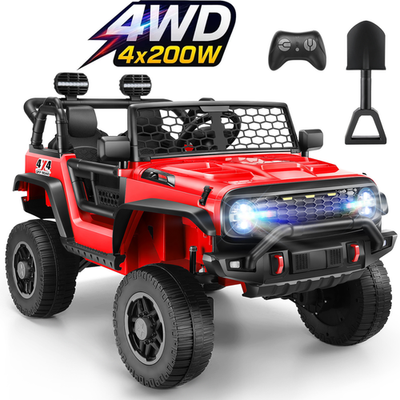 #ad #ad 24V Ride on Car 2 Seater Electric Truck 4WD 2WD 4x100W Power Electric SUV Gift $169.99