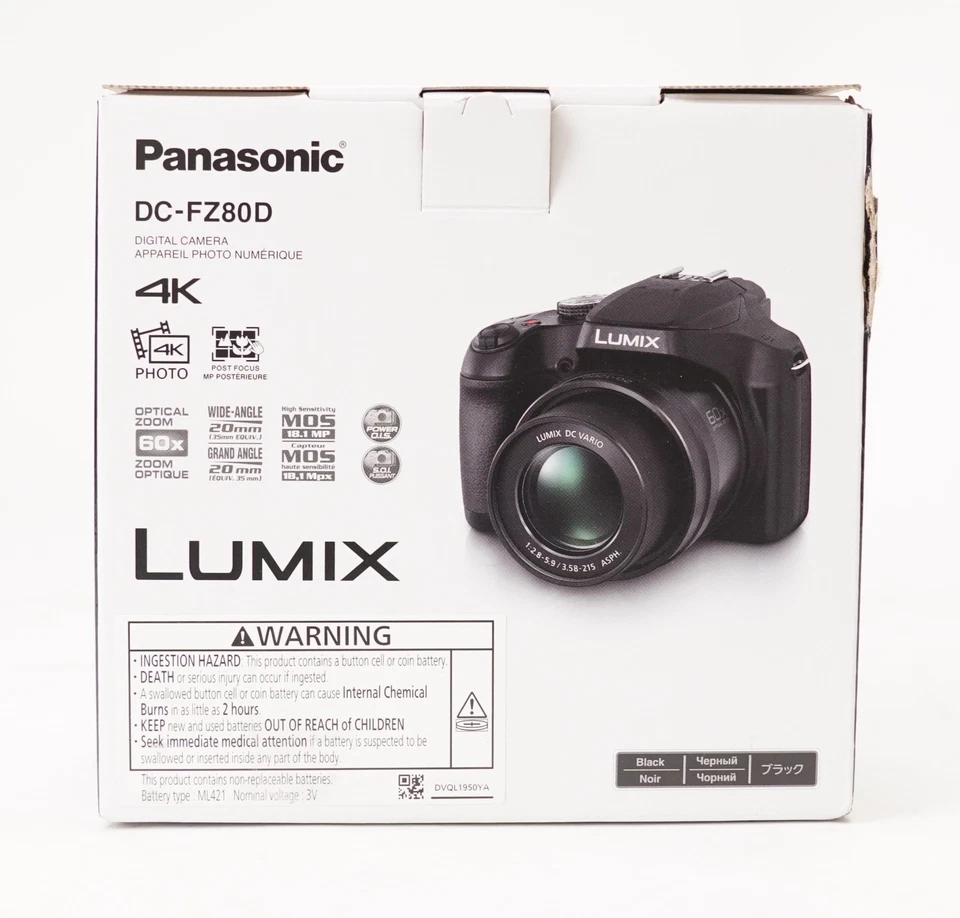 Panasonic LUMIX FZ80D Point and Shoot Digital Camera - Image 4 of 4