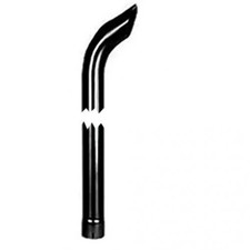 Exhaust Stack - 3-12 X 84 Curved Black