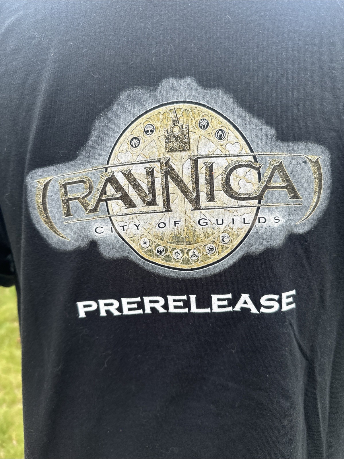 Vtg Magic The Gathering Ravnica Prerelease 2005 T-Shirt Black Large Official view 8