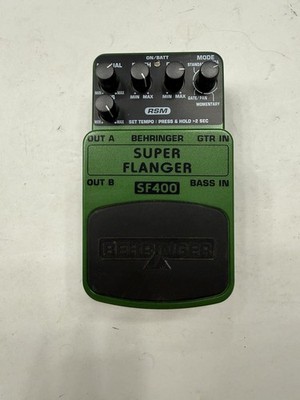 Behringer SF400 Super Flanger Analog Stereo Rare Guitar Effect Pedal