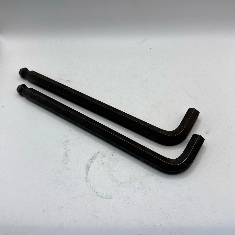 9/16 Inch Black Ball End Hex Key Allen Wrench Angled Entry USA Made (2PK) - Image 4 of 4