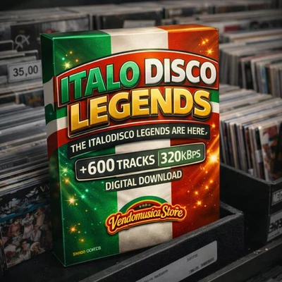 ITALO DISCO LEGENDS  +600 TRACKS MP3 320 Kbps –  LISTA TRACCE - Bild 1 von 4