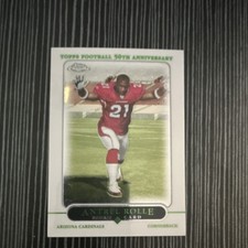 Topps 2005 Chrome Antrel Rolle Arizona Cardinals #192 Rookie Football Card. rookie card picture