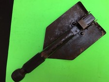 Vintage klappbare Camping Survival Schaufel und Säge Combo