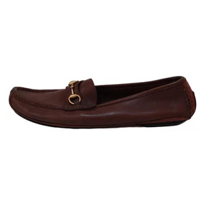 Auth GUCCI 1000322 Chaussures Homme Cuir Marron