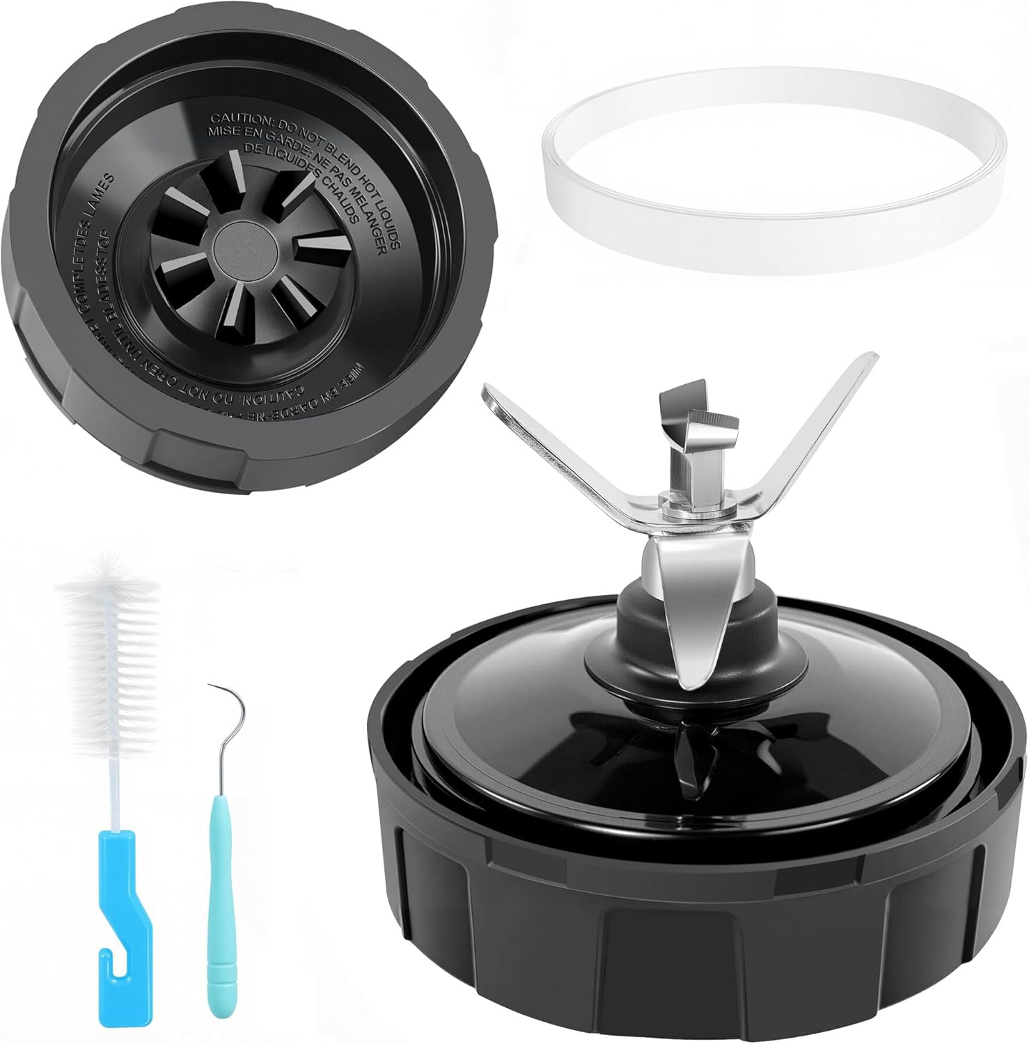 1-Pack 7 Fins Blender Blade Replacement for Ninja, Extractor
