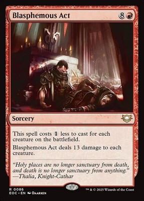 Blasphemous Act 86 R Normal EOC MTG NM