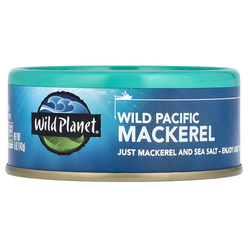 Wild Pacific Mackerel, 5 oz (142 g)