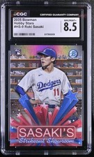 2025 Bowman #HS-9 Roki Sasaki CGC 8.5 Mint Dodgers Superstar MLB