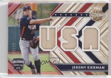 2018 Panini Elite Extra Edition USA Materials Gold 89/99 Jeremy Eierman v1x