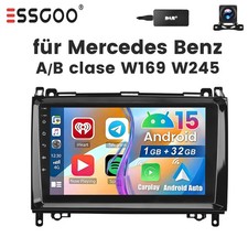 DAB+ Autoradio Für Mercedes-Benz A/B Klasse/Vito W169 W639 W245 Android GPS Navi