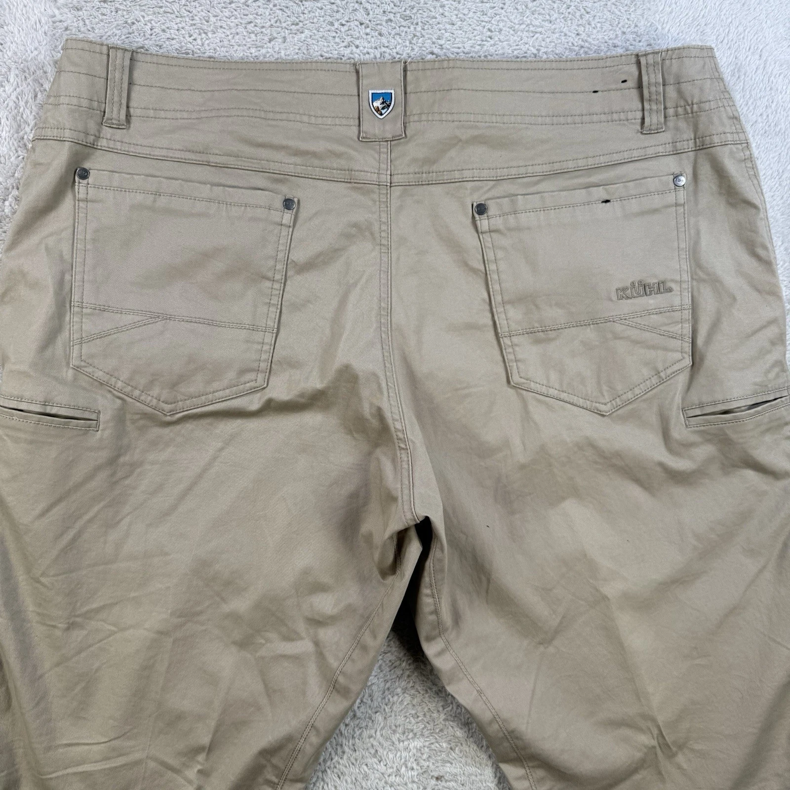 Kuhl Pants Men 40x30 Khaki Tan Generatr Chino Stretch Outdoor Hiking Straight