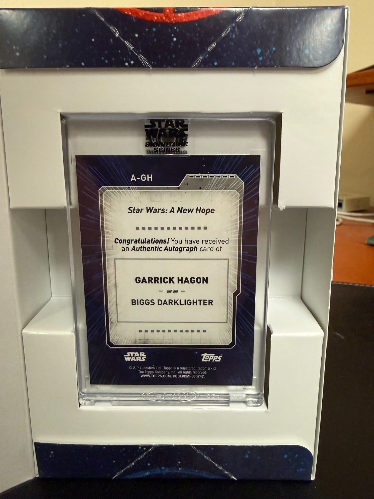 2022 Topps Star Wars Signature Series Biggs Darklighter/Garrick Hogan Auto 23/25 view 2
